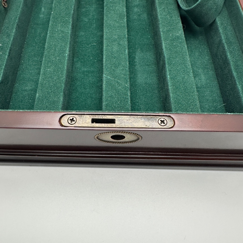 Vintage Bombay Company Mahogany Jewelry Box - Picture 9 of 15
